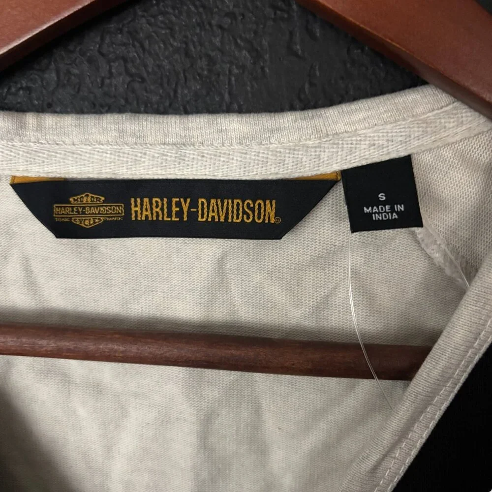 Harley-Davidson - Women's Chain Stitch Colorblocked Cardigan (Size: S) - Picture 5 of 7